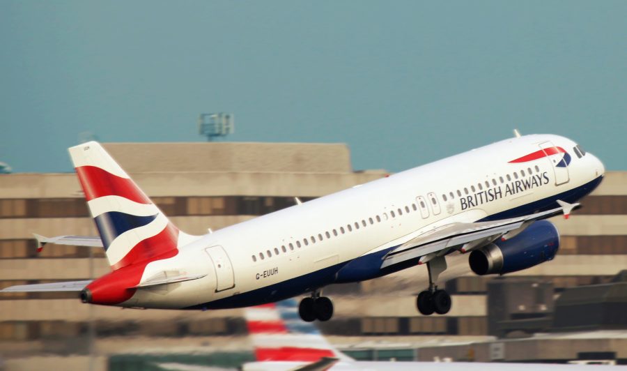 British Airways Jet taking off